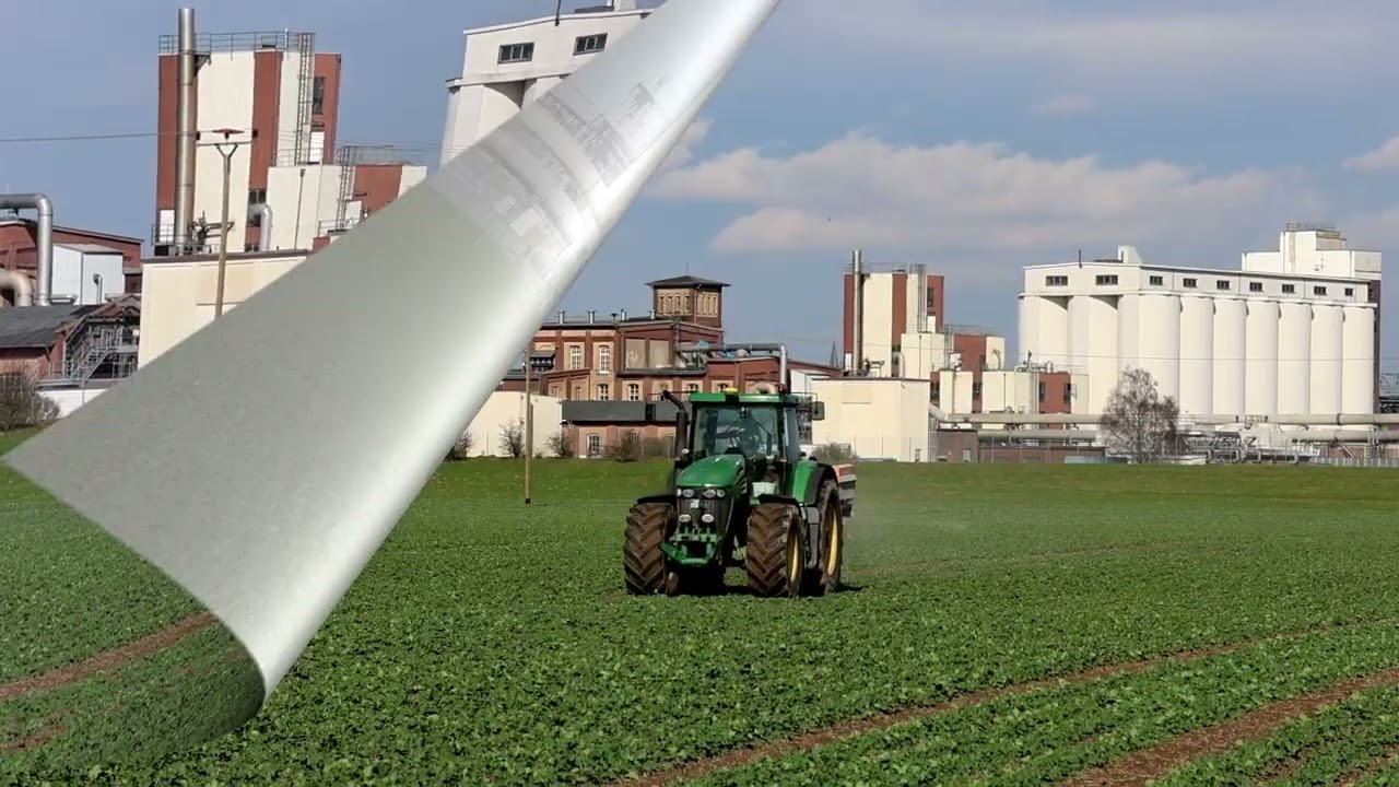 JohnDeere 7820 mit Amazone Streuer !