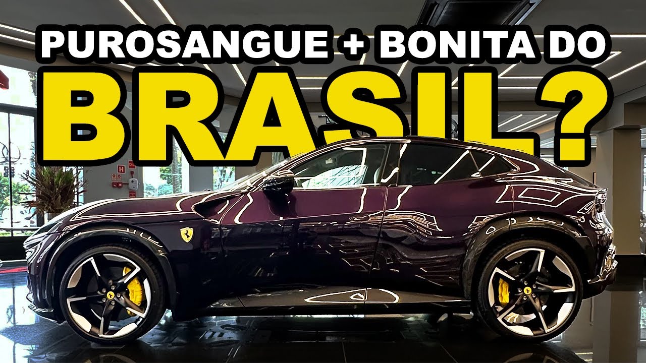 A FERRARI PUROSANGUE mais BONITA do BRASIL?