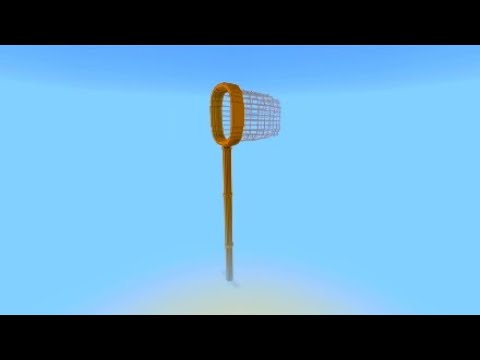 I build the jellyfish net from Spongebob Squarepants in Minecraft! 
