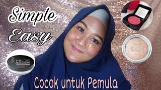 TUTORIAL MAKEUP PINKY GLOW WITH STICKER MUDAH BANGET screenshot 4