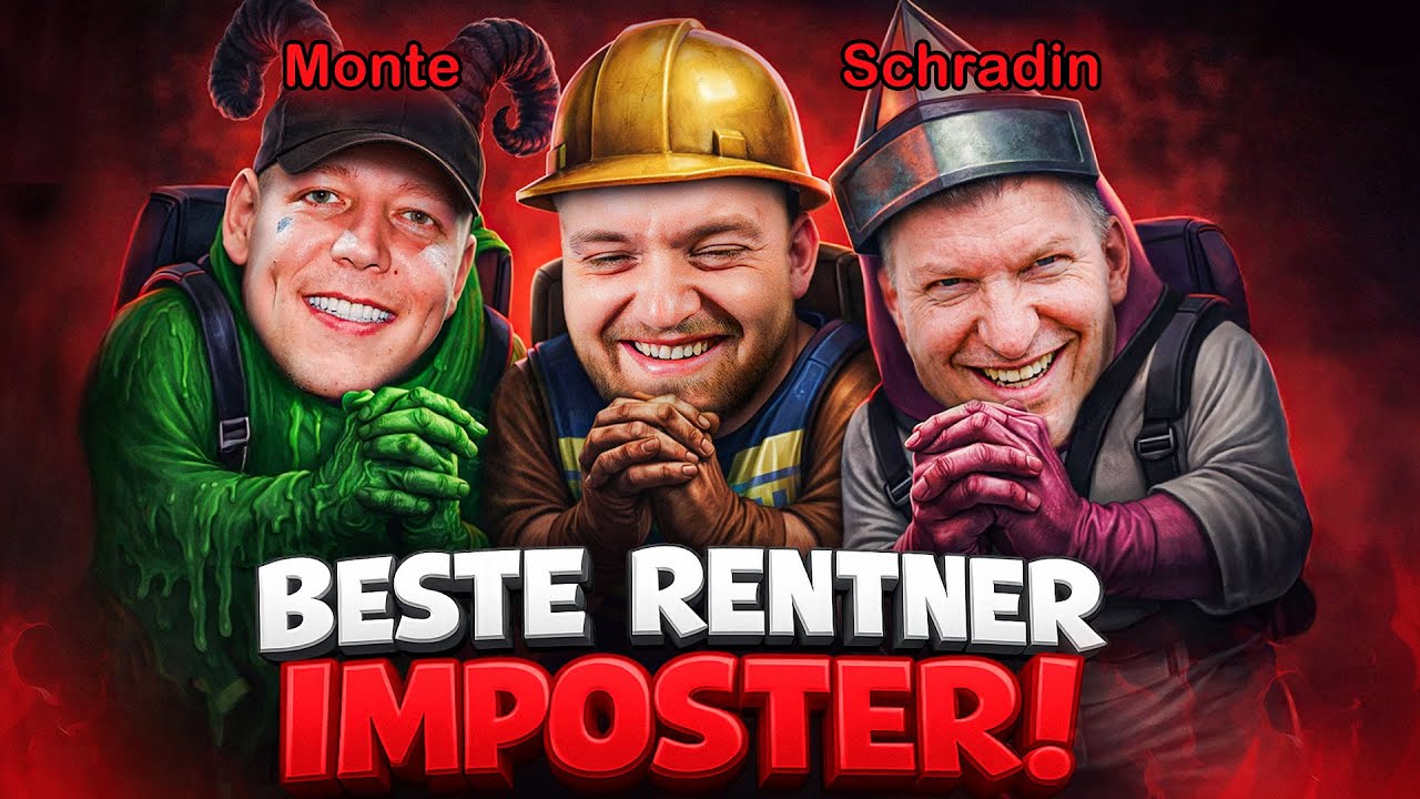 🤯😱RIESEN Blutbad mit Monte & Schradin! - Among Us mit Eli, GTime, Rohat, Marli & Co.!