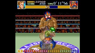 [MaleFight] Punching Bag Masked Muscle / Bruiser Brothers | Super Punch Out!!