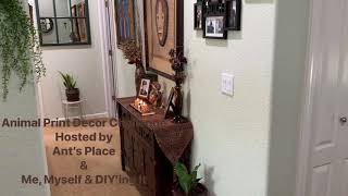 Animal Print Decor | HOME OFFICE TOUR