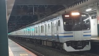 JR東日本横須賀線E217系Y-142編成普通久里浜行き西大井駅到着(2023/4/16)