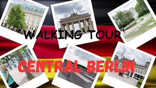 🇩🇪 Walk in BERLIN| Brandenburg Gate, Reichstag, Monument for Murdered Jews | 4K - 60 FPS | GERMANY