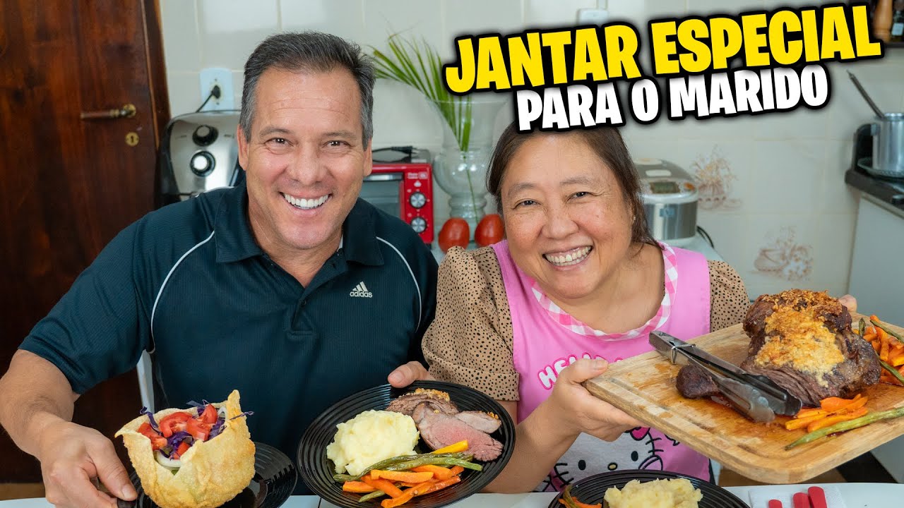 FIZ UM JANTAR ESPECIAL PARA MEU MARIDO DE ANIVERSÁRIO