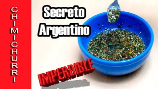 CHIMICHURRI  ARGENTINO CASERO - Receta ORIGINAL  +  SECRETO 🙄