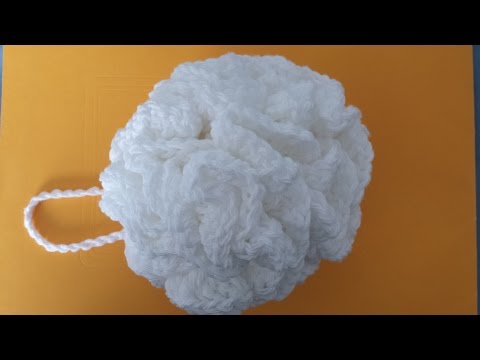 Crocheted Face/Bath Pouf Sponge Tutorial - The Art Of Crochet Project