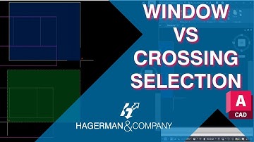 Window Select vs. Crossing Select in AutoCAD