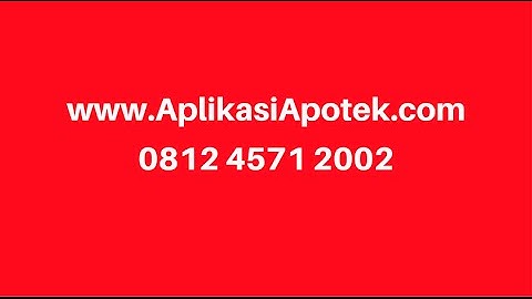 Software Apotek -  Laporan Penjualan Obat