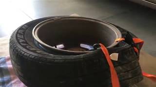 How to remove a tire from a rim for free in 5 minutes