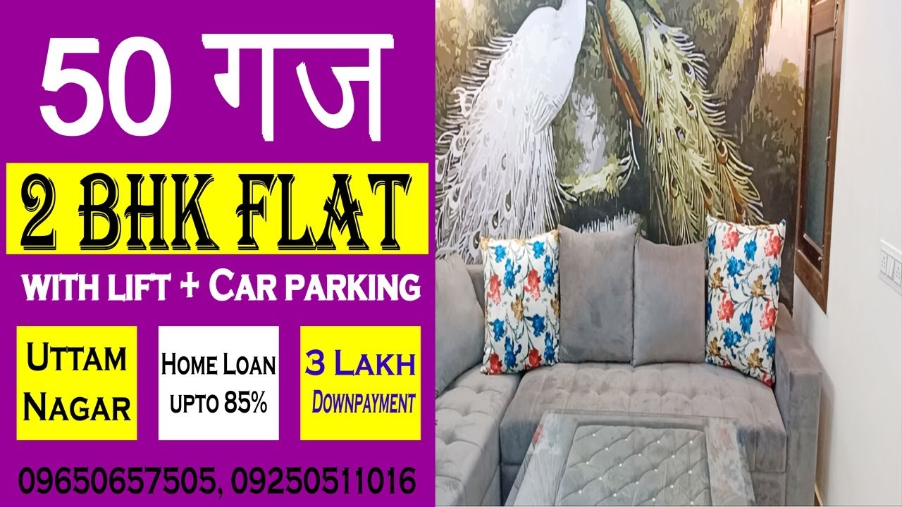 2BHK Flats in Delhi Flat for sale in uttam nagar Bharat Homes 50