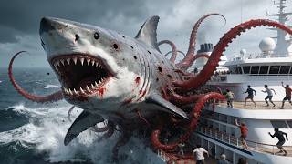 Download Lagu 章鱼 + 鲨鱼变异成魔，屠尽游轮宾客，终极冻杀名场面封神！￥#奇幻 #恐怖 #電影 #魔兽践踏 MP3
