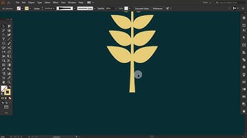 HOW TO MAKE GOLD LAUREL WREATH EASILY  | Adobe Illustrator Tutorial for BEGINNERS | Fox | Illustrato