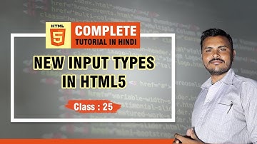 New html5 form input types in Hindi | html tutorial for beginners | Class 25  @TECHSAMUNDRA