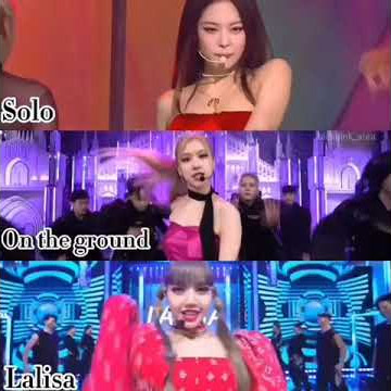 BLACKPINK MEMBERS SOLO'S IN SBS INKIGAYO WHO IS THE BEST #sbs뉴스 #shorts #SOLO #rosé #jennie #Lisa