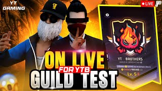 🔴 FF LIVE 🔥 IMPOSSIBLE 1v2 GUILD TEST 😱 | 99% PLAYERS FAIL 💀 ROAD TO 15K SUBSCRIBER 🎯