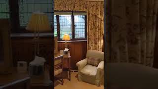Hever castle, accommodation, Amaranth room