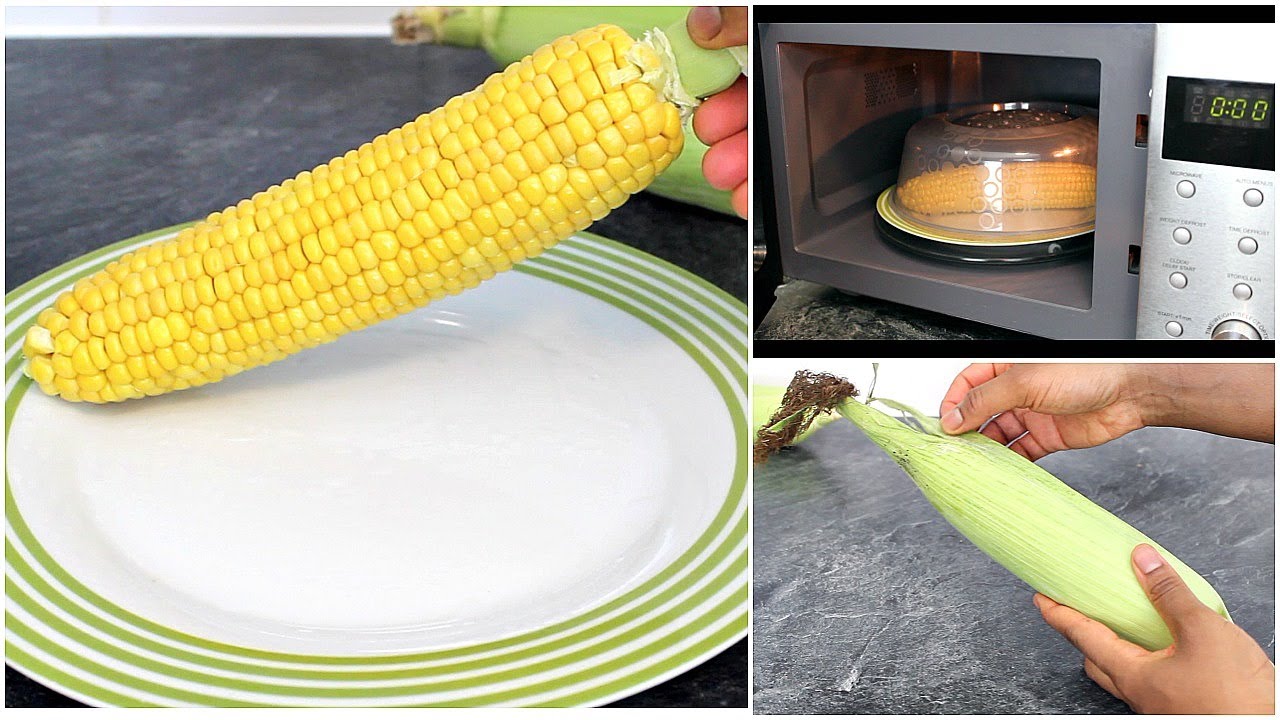 How to Make Corn On The Cob in a Microwave - YouTube