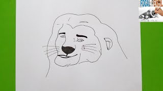 How to draw mufasa From The Lion Guard