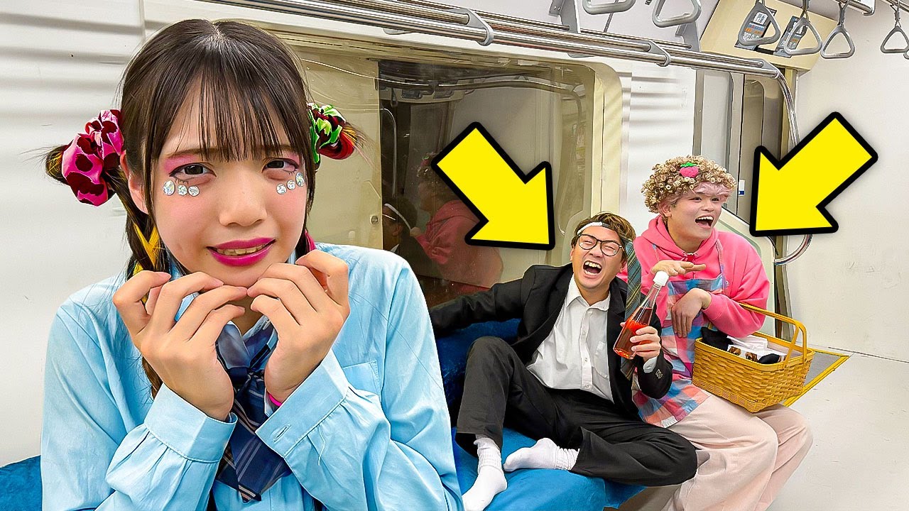 電車内の迷惑客がうるさいのでギャルが黙らせます。