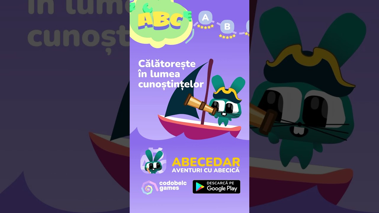 ABECEDAR - joc video educativ pentru copii 