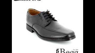 Clarks Tilden Walk Black formal shoes