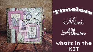 whats in the kit Timeles mini album