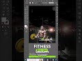 Gym poster design in Adobe illustrator free templates #adobeillustrators