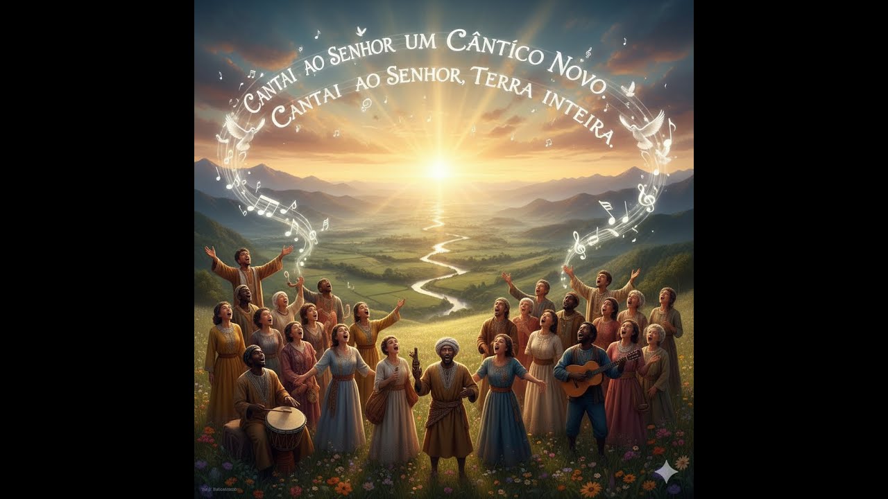 Cantai ao Senhor um cântico novo. Cantai ao Senhor, terra inteira.