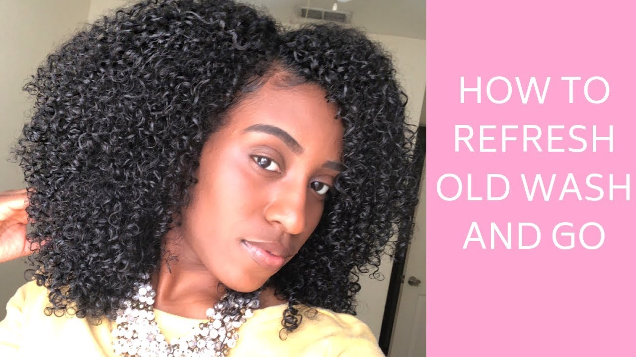 How To Refresh A Old Wash And Go | My African Pride Moisture Miracle Line - YouTube