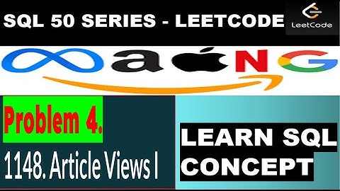 SQL-50 LeetCode I 1148. Article Views I I Problem-4 I #sql #leetode #sql50 #mysql#SQL #dbmsI