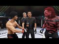 Bruce Lee vs. Red Alien (EA Sports UFC 2)