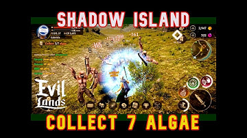 EVIL LANDS | SHADOW ISLAND | QUEST #7 COLLECT 7 ALGAE | BEST ONLINE ACTION RPG