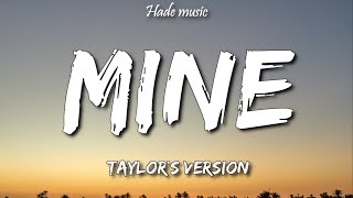 Taylor Swift - Mine (Taylor's Version) (Lyrics) Resimi