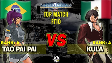 ¡Batalla de Maestros! MESTRE TAO PAI PAI vs KULA  FT10 KOF 2002
