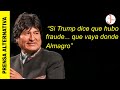 ¡Evo pide que Almagro intervenga en las elecciones de EE UU!