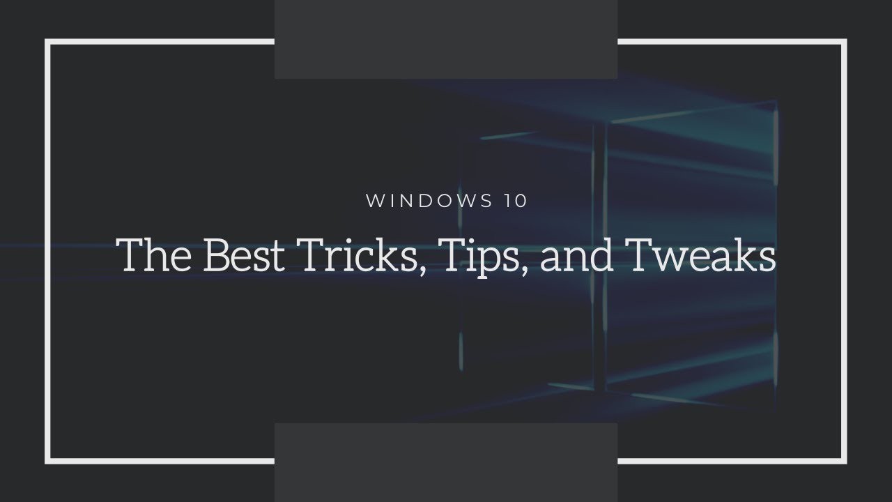 Window R Fun Tricks 3 Cool Windows 10 Tricks and Hidden Features You Should Know in Hindi ...