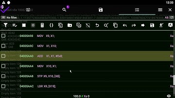 100.0: Search and edit ARM (x64) opcodes - GameGuardian