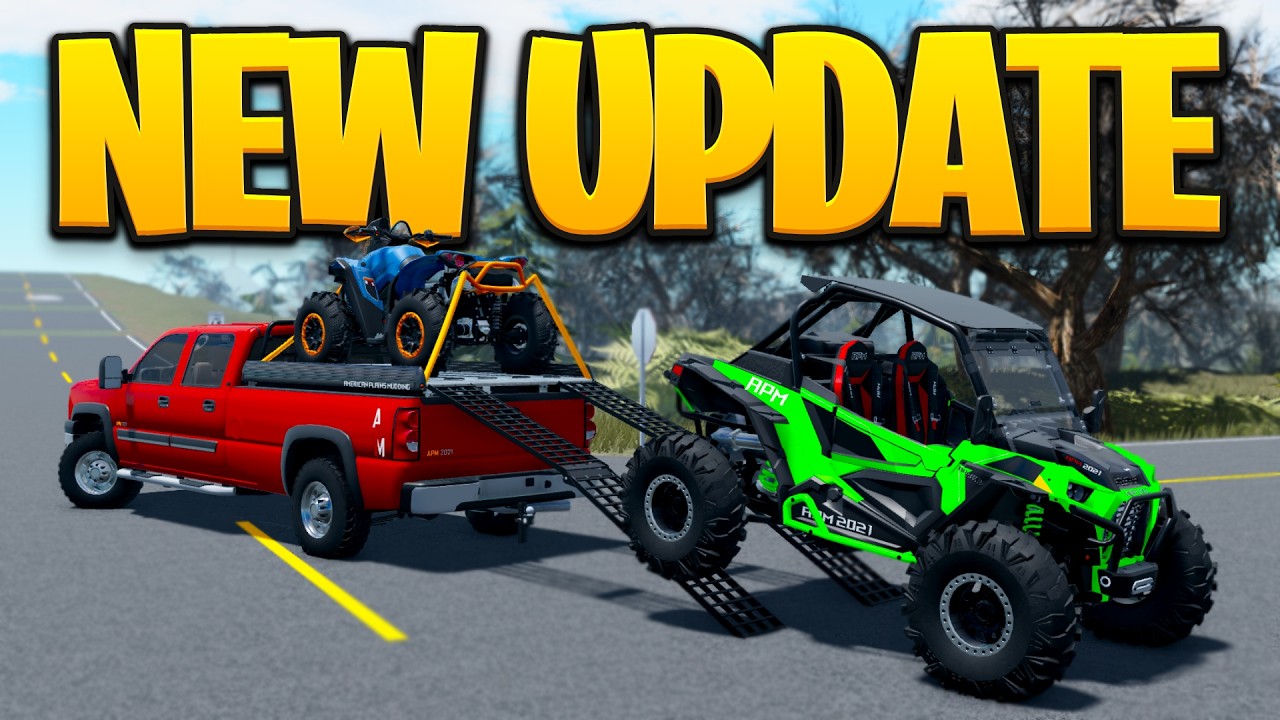 1000cc ATV & New ATV Rack Attachment in American Plains Mudding!