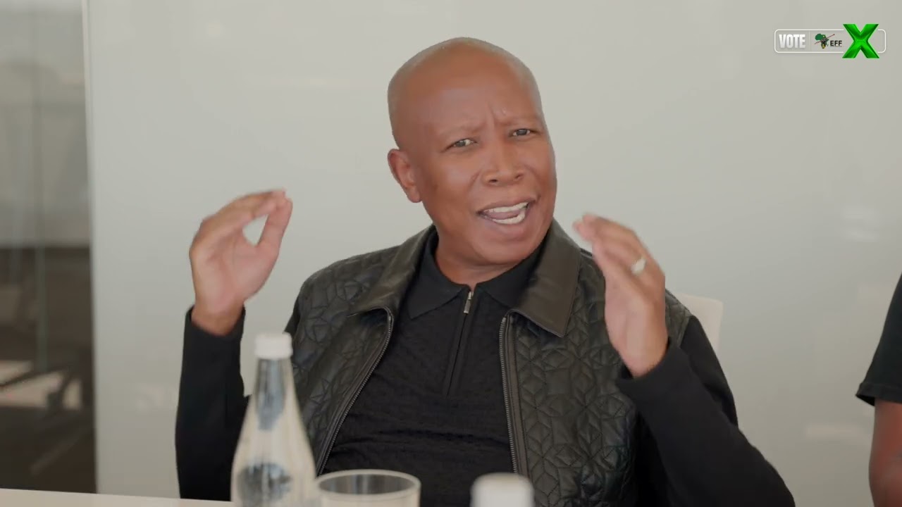 President Julius Malema in conversation with Bloomberg News Journalists