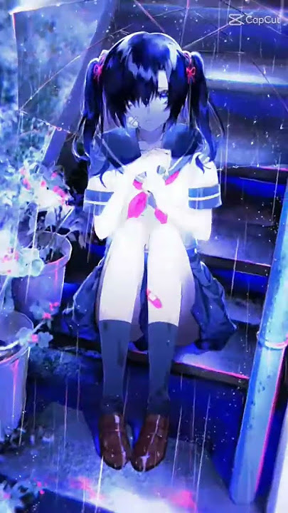 short anime#sad girl