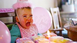 BEST FUNNY Baby Crying Because of Blowing Candles FAILS ★ Funny And Fails Video