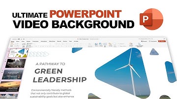 How to animate shapes over a video background in PowerPoint