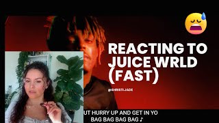 REACTING TO #juicewrld - Fast (Australian/Nepalese singer-songwriter reaction)