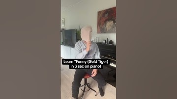 Thumbnail of Learn “Funny (Gold Tiger) in 3 sec on piano! #piano #pianist
