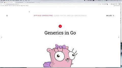 Go Code Club: Generics