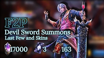 DEVIL SWORD Last Few Summons and Skins | Devil May Cry: Peak of Combat DMC POC | The KiLLeR.