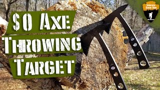 SIMPLE Axe/Knife Throwing Target that WORKS!