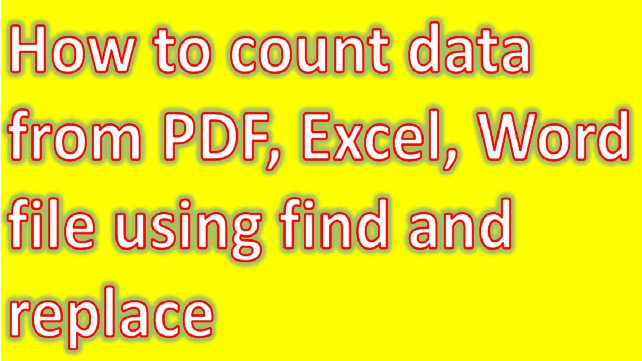 How To Get Data From Pdf Excel